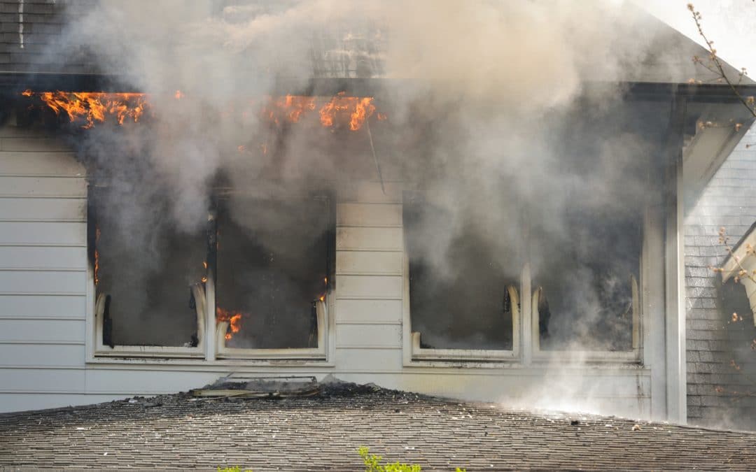 House on fire | Valley Restoration and Construction