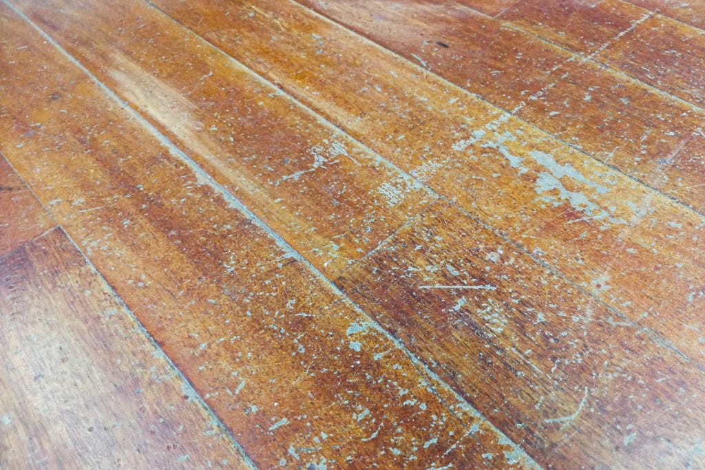 Water flooding damage to hardwood floors | Valley Restoration and Construction